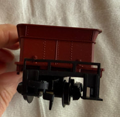 IHC Virginia & Truckee 8010 0-4-0 Old Timer HO Steam Locomotive (Red) Bcoupler