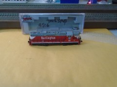 ATLAS #54405 EMD SD-24 DIEEL LOCOMOTIVE – BURLINGTON ROUTE #506 (DCC ADDED) N