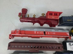 VINTAGE MIXED LOT OF 11 HO SCALE LOCOMOTIVE TRAIN SHELLS ONLY