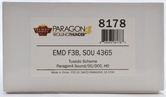 Broadway Limited Southern Railway EMD F3B – Tuxedo Scheme Paragon4 HO Loco 8178