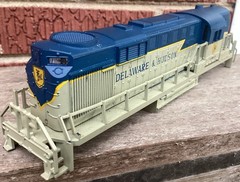 HO Life-Like, RS-11 Diesel, DELAWARE & HUDSON Shell & Chassis only