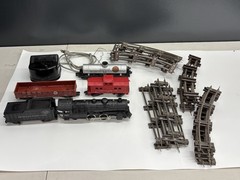 Vtg American Flyer S Gauge Train Lot 307 Atlantic Locomotive Transformer Track