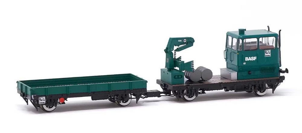 Rivarossi HR2913 BASF, KLV 53 Draisine, Green Livery