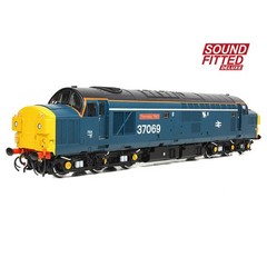 Bachmann 35-312SFX OO Gauge Class 37 37069 Thornaby TMD BR Blue DCC SOUND DELUXE