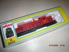ATLAS (KATO BUILT) HO RS1 KANSAS CITY SOUTHERN DIESEL LOCOMOTIVE #1112 – NOS NEW