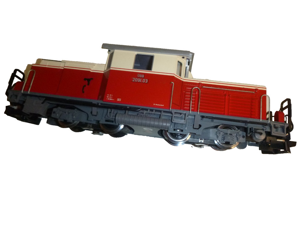 LGB Red Beige Digital (MZS) ÖBB Diesel Locomotive LGB No. 20520……(art. LS)