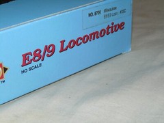 PROTO HO 8700 MILWAUKEE ROAD E8/9 DIESEL + BOX #1