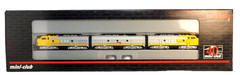 Marklin Z scale Mini Club 88190 EMD F7 A-B-A ATSF Loco +CC (Tested)