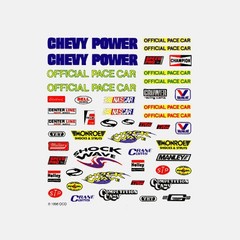 Pinecar Dry Transfer Decals NASCAR PIN317 Pinewood Derby & Accys