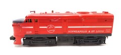 Lionel 229 O Gauge Minneapolis & St Louis Alco A Powered Diesel Locomotive