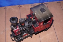 LGB 2010 G Scale 2-Rail Analog Steam Locomotive Red 100 Years