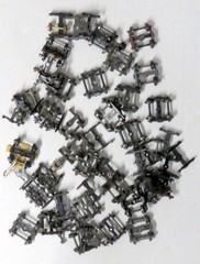 HO Scale Freight Truck Assortment MDC (Small Mounting Hole) Misc Manufacturers