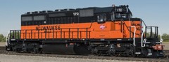 ScaleTrains N EMD SD40-2 Milwaukee Road MILW #172 DCC/SND LED SXT39389