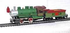 HO OLD TIME “FAT BOY” 0-4-0 WITH DRRC WOOD TENDER