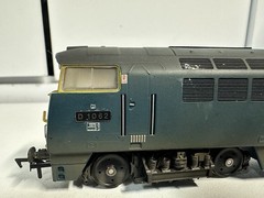 Dapol 4D-003-020 CLASS 52 WESTERN TROOPERBR BLUE FYE D1033 Weathered Boxed