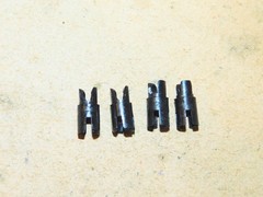 Athearn HO Parts Lot of 4 Locomotive Slotted Female Drive Couplings #41017