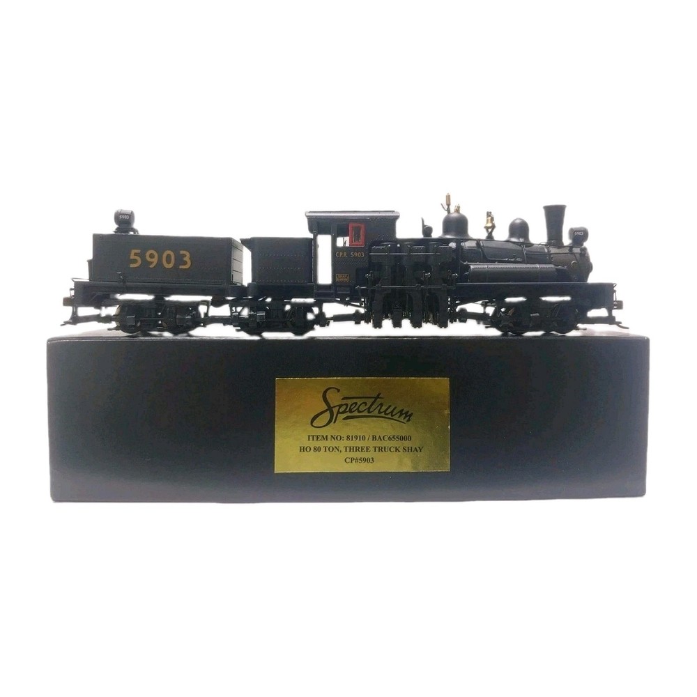 Bachmann Spectrum HO Scale Shay 80 Ton Three Truck Shay CP#5903 Canadian Pacific