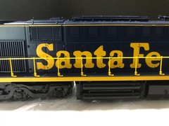 Broadway Limited ALCO RSD-15 Santa Fe HO loco #9844, w/Paragon 3 DCC, model 4881