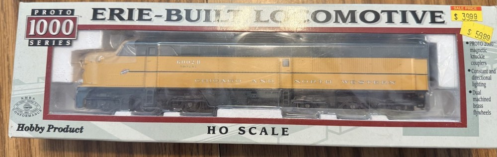 Proto 1000 Series HO Erie Built Locomotive Item 31691 CNW #6002B
