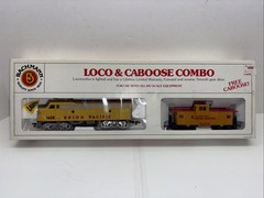 BACHMANN Ho Scale Union Pacific EMD F9 Diesel And Caboose