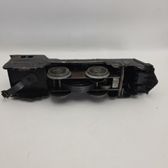 Vintage Cast Iron Clockwork Wind-Up Toy Steam Locomotive Floor Train – As Found