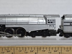 Con Cor N Scale 3082 Burlington J3-A Hudson 4-6-4 Shovel Nose Aeolus CB&Q 143