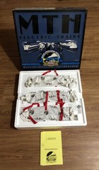 MTH Premier DAP 20-80002A Santa Fe Clear Body F-3 ABA Diesel Set New In Box!
