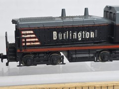 Kato N Scale Burlington Route 9280 SW-1500 Diesel Switchers Works Read Descripti