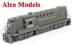 ALCO Models Brass HO Pennsylvania D-108 DL-701 RS-11 Diesel Painted