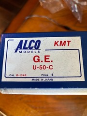 ALCO models ho brass diesel locomotive U-50-C D-134R