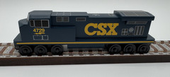 Whittle Shortline Railroad CSX C44 Locomotive 4729 Wooden Toy Train Engine