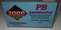 Proto 2000 HO Scale UNPOWERED Undecorated PB Loco #21651 NOS