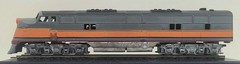 CARY CLW, VINTAGE, E-6 A-UNIT POWERED DIESEL, MILWAUKEE ROAD, HO, STEEL, USED
