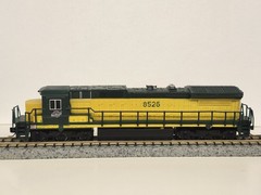 N Scale, Bachmann Spectrum, GE Dash 8-40C, CNW #8526, (DC Only)
