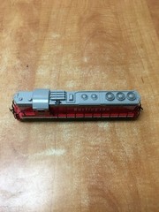 Vintage TYCO HO Scale Burlington 502 Diesel Locomotive Train Engine READ