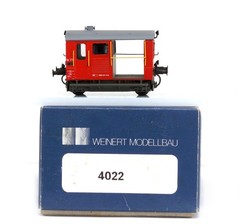 WEINERT 4022 H0 HO BRASS Laiton SBB-Rangiertraktor Tm II 774 rot , FERTIGMODELL