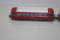 Roco Diesel Locomotive VT 98 With Trailer Car DB Red H0 Scale 1:87
