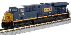 KATO 1768962DCC N GE ES40DC CSX #5327 DCC LOCO (Western Maryland) 176-8962-DCC