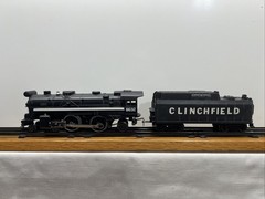 Lionel 8632 4-4-2 Locomotive & Custom Clinchfield Tender Tested