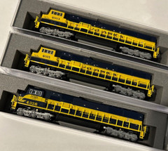 KATO N SCALE SD70MAC 3 LOCO SET ALASKA RR 176-6410 176-6411 176-6412 W 100 Years