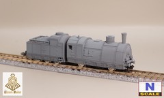 1/160(N-scale) Polish No.52 Piłsudczyk Locomotive resin kit (motor not included)