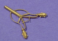 O/On3/On30 PYLE NATIONAL CAB LAMPS W BRACKET WISEMAN BACK SHOP BRASS PART BS-353
