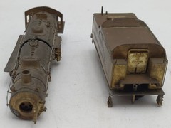 HO Scale Brass Steam Locomotive & Tender Shell