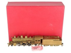 Key Imports HO BRASS Undecorated 2-6-2 Prairie Steam Loco & Tender #1123 EX/Box