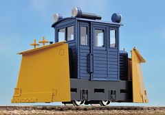 0n18/O9 Scale P.H Center Cab Snow Plow Diesel Locomotive Kit Narrow Gauge On18