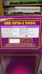 MTH Premier 20-2158-1 Gulf Mobile & Ohio G.M.&O GP38-2 Diesel PS.1