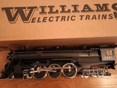 Williams O Scale New York Central Hudson 4-6-4 #5405 & Tender – NEW Never Run