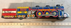 Vintage The Chief 86 Tin Litho Marx Toys Friction Train – Works, Great Litho (C)
