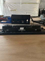 HO Penn Central Electric Locomotive #4853 2-Rail Black w/ Pantograph