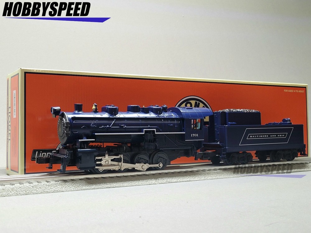 LIONEL BALTIMORE & OHIO LIONCHIEF 0-8-0 #1701 STEAM ENGINE O GAUGE 2545040 NEW